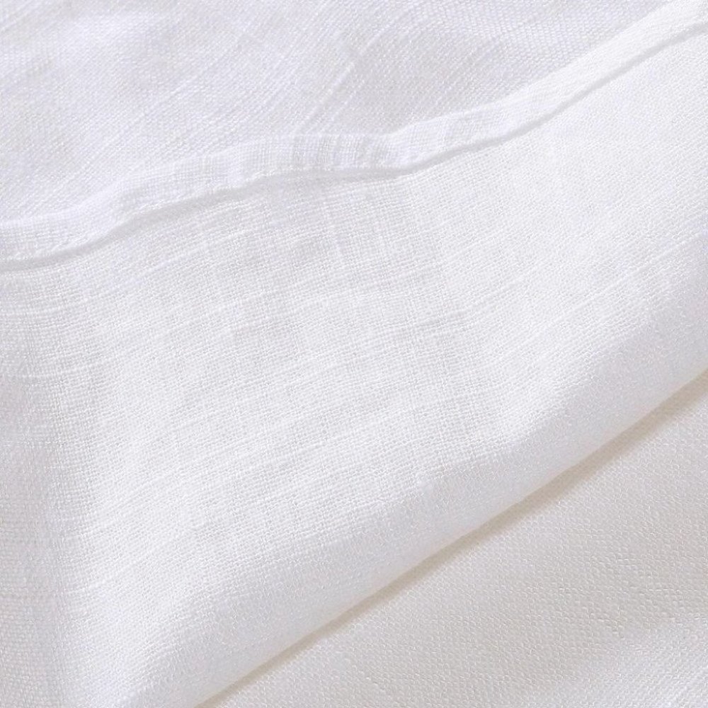 Casual White Men's Button Up Shirt - Picture 6 of 6